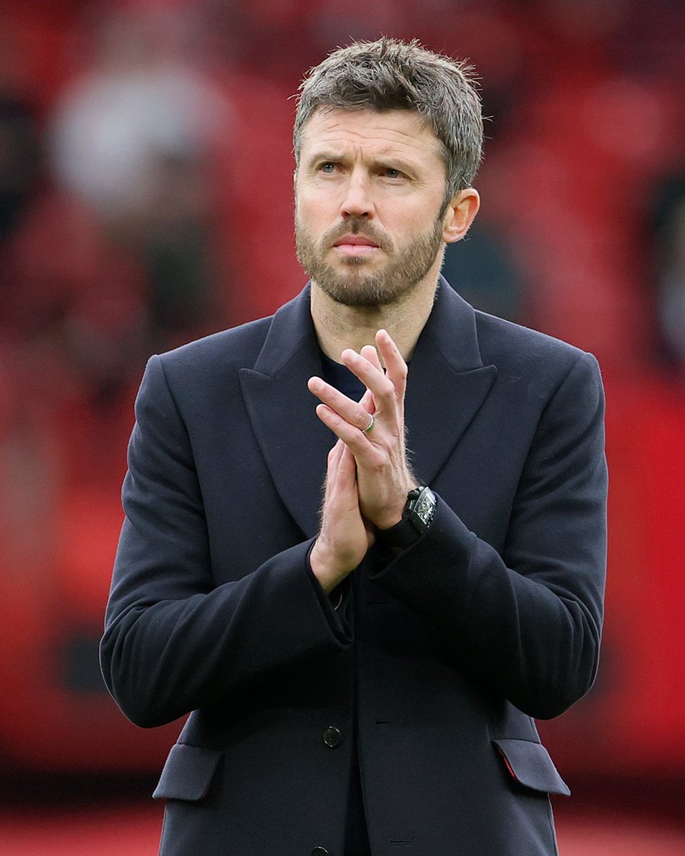 footballontnt's tweet photo. Unbeaten start in the dugout ✨

Michael Carrick as Manchester United interim boss so far:

🏟️ Seven games 
⚽️ Fourteen goals scored
🧤 Seven conceded
✅ Six wins
🤝 One draw
❌ Zero defeats https://t.co/CpRqP61gh7