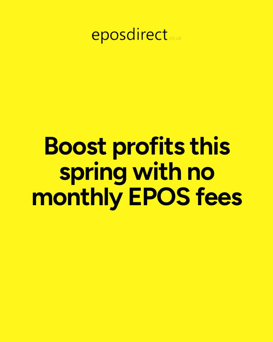 eposdirect's tweet photo. Ready to release hidden growth this spring? Set up your EPOS right and watch profits soar—no monthly fees. #EPOSDirect #POSSoftware #BusinessTechnology #EPOSSoftware #RestaurantPOS #RestaurantTechnology #RestaurantOwners #SmartHospitality #UKEPOSUKEPOS #UKRetail #EPOSDirect https://t.co/KDBaTI7G4T