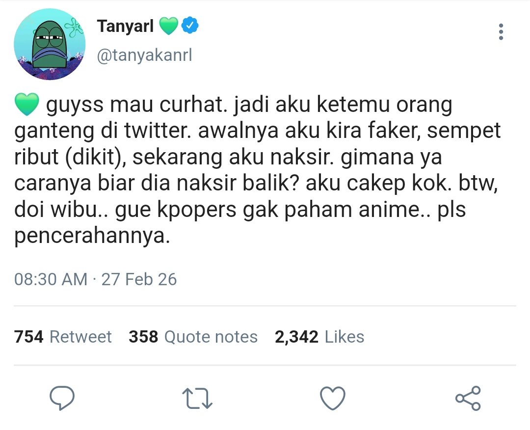 ㅤ
nitdo vvibu x kp0pers few tweets au. masih dengan usaha doh meluluhkan hati si hashira batu, tapi emang dasar batu susah banget diluluhin </3
ㅤ