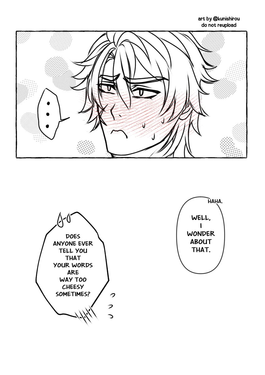 kunishirou's tweet photo. #flinsvar #lightknight
Omegaverse AU 
Excerpt part 8: Delivering the (big) news. https://t.co/B6bXZHZZhd