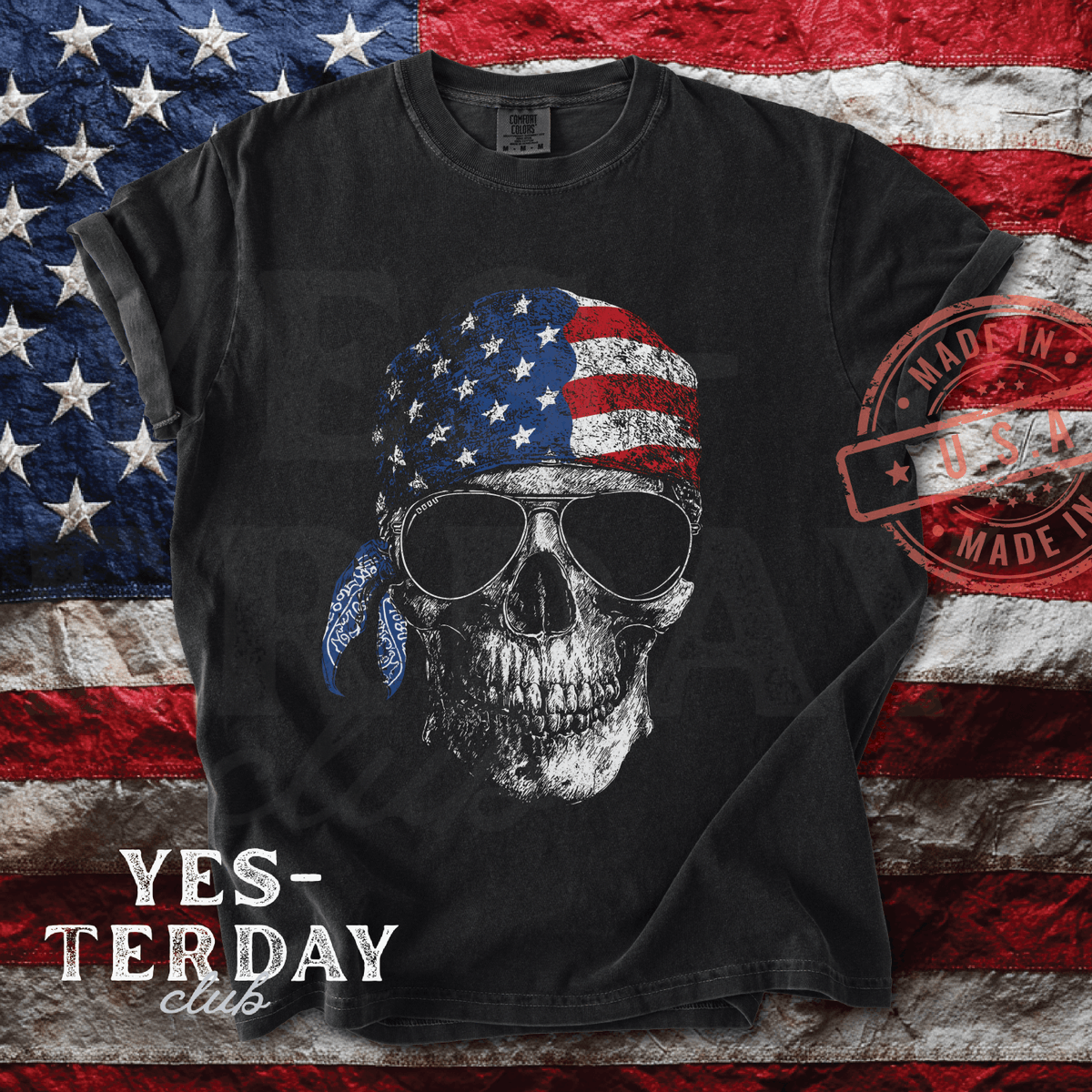 tem_temmax's tweet image. Since 1776, we’ve been rocking the Republic! 💀🇺🇸 Get that rugged, vintage look for America’s 250th with our Distressed Patriotic Skull tee. 

Shop here : etsy.com/listing/444192…

#America250 #PatrioticSkull #4thOfJuly #USA #YesterdayClub