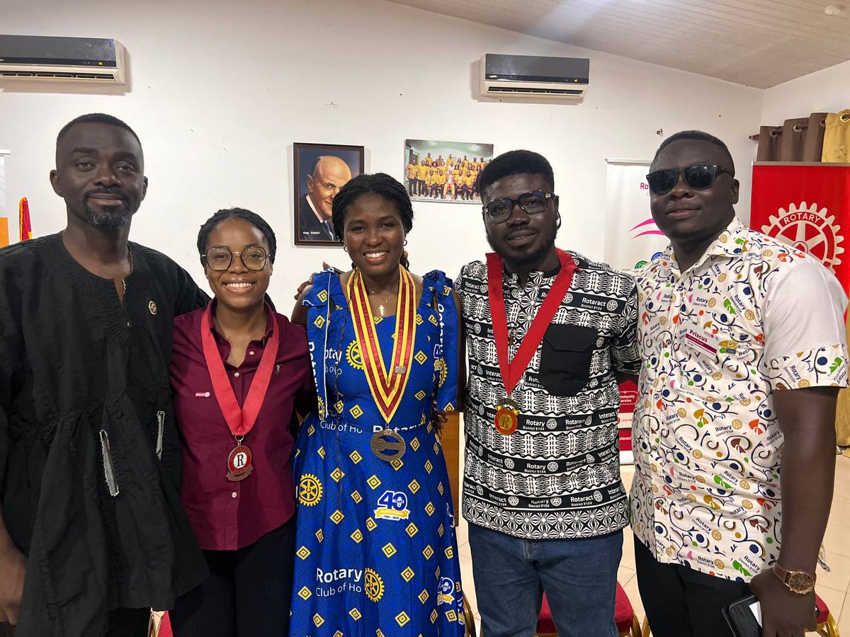 horotaract's tweet photo. We had the privilege of hosting our District Rotaract Representative, Rtr. Olive Naa Asheley Addo , for her Official Visit to Rotaract Ho &amp; UHAS.

Insightful. Inspiring. Impact-driven. 💙

We’re energized for greater service ahead.

#DRRVisit #RotaractHo #PeopleOfAction https://t.co/yeq2U6Lrkc