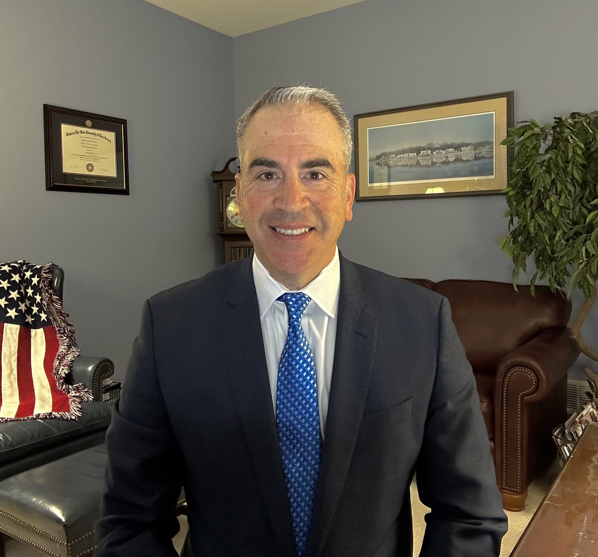 WJCaruso's tweet image. Good morning!  Coming up at 7:25AM, I’m joining @KrysiaLenzo and @IamJohnBurnett , hosts of @NEWSMAX #firstedition.  Tune in and join us!