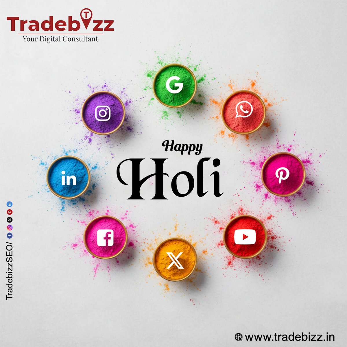 TradeBizSEO's tweet photo. 🌈 𝐒𝐩𝐥𝐚𝐬𝐡 𝐘𝐨𝐮𝐫 𝐁𝐫𝐚𝐧𝐝 𝐰𝐢𝐭𝐡 𝐂𝐨𝐥𝐨𝐫𝐬 𝐨𝐟 𝐆𝐫𝐨𝐰𝐭𝐡 – 𝐇𝐚𝐩𝐩𝐲 𝐇𝐨𝐥𝐢 𝐟𝐫𝐨𝐦 𝐓𝐫𝐚𝐝𝐞𝐛𝐢𝐳𝐳❗
🌐 Website: https://t.co/78eJnPy5pW

#HappyHoli #Tradebizz #DigitalMarketing #BrandGrowth #FestivalOfColors #HoliVibes #BusinessMarketing https://t.co/xgFI6vTfqU