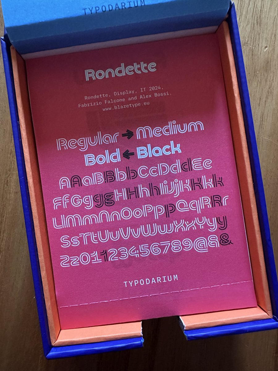 Rondette, Display, IT 2024, Fabrizio Falcone and Alex Bossi,
blazetype.eu