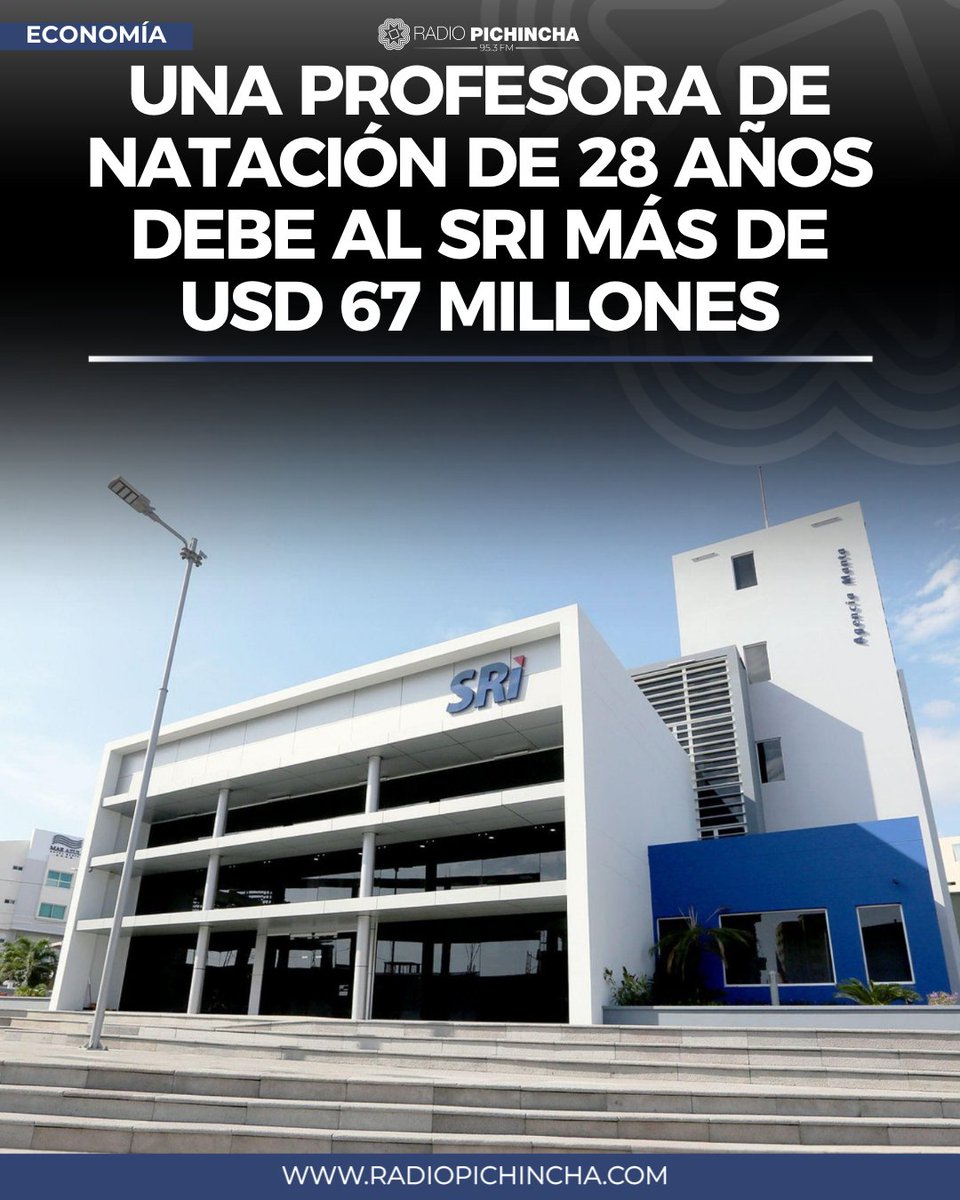 📈#Economía | La abogada y profesora quevedeña, Denise Hoyos reemplaza a la Exportadora Bananera Noboa como la mayor deudora ante el Servicio de Rentas Internas (SRI).
#LaRadioDeLasNoticias 
Los detalles⤵️
radiopichincha.com/profesora-nata…