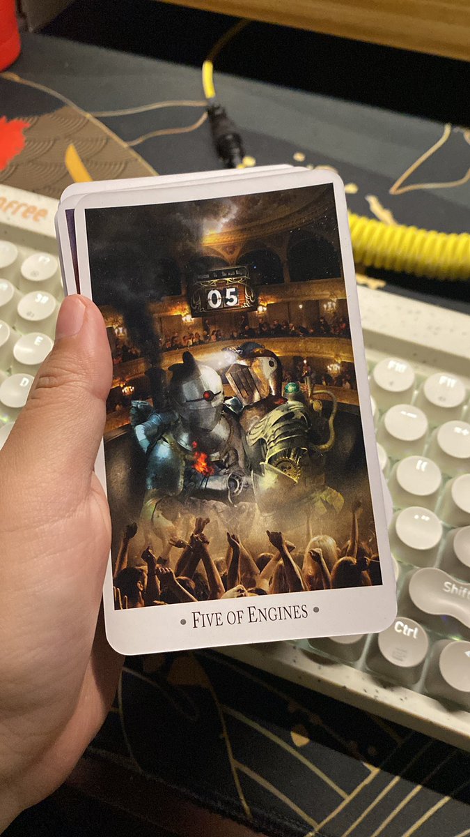 Aku tu abis beli deck baru (Steampunk Tarot) krn harus pake poin periplus. Tp jujur ga berani pakenya 😅

Coba kita tes ya. Silahkan reply dgn pertanyaanmu.

Tp kujawab sebisaku ya. Soalnya gawean jg lg banyak. 

Thanks ges