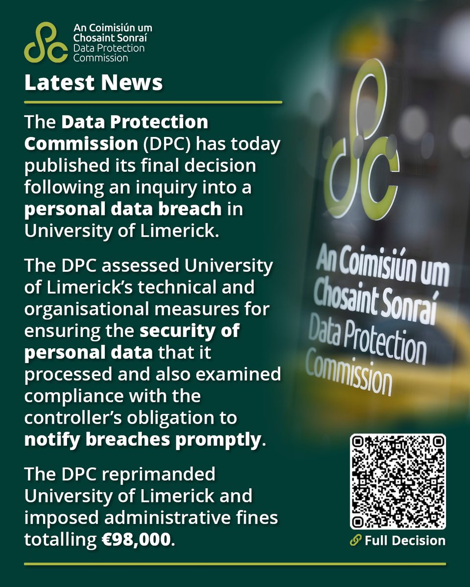 Data Protection Commission Ireland tweet media