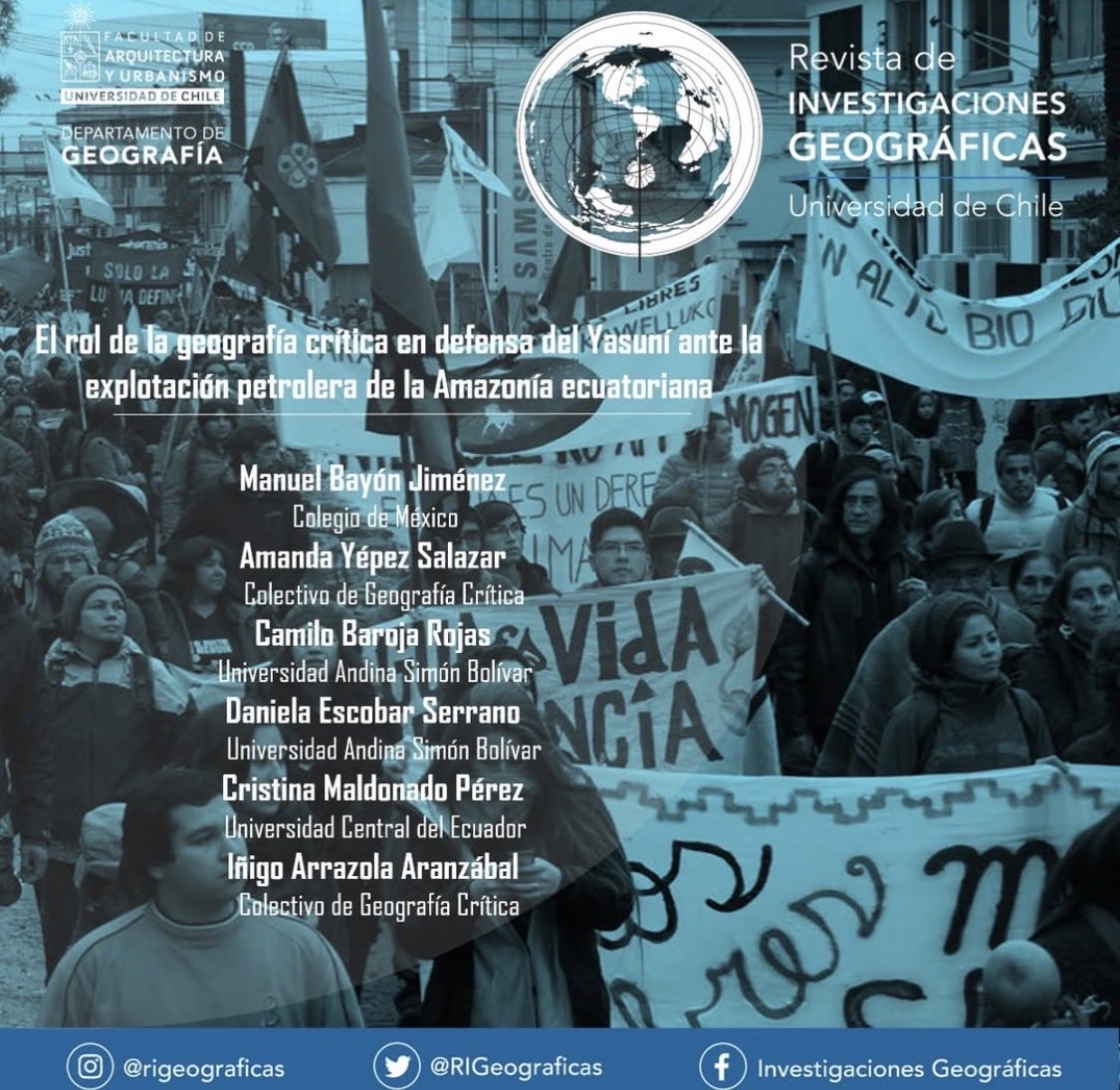 Invest. Geográficas: Una mirada desde el Sur tweet media