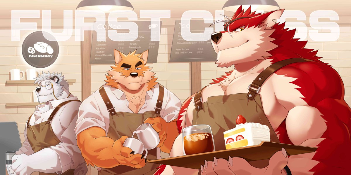 [FURST CLASS 2026 : Paws roastery]

Mouse pad 

Art by @ arashi_takemoto