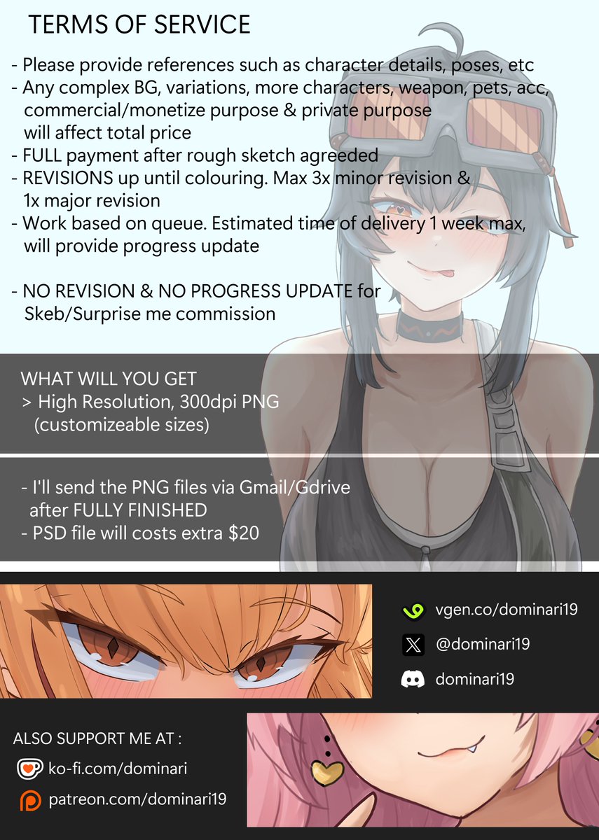 ✨Repost are Highly Appreciated!✨

March batch open! 
Dm me if you interested to commissioning me
Thank you!

#opencommission #VGenComm #commissionsopen #Commission