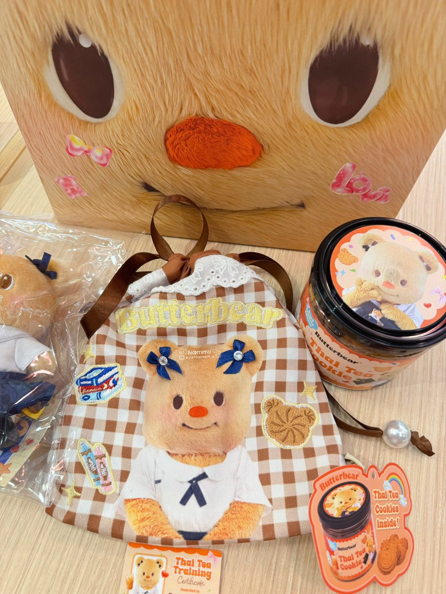 ไอเลิฟถุงผ้า ไอเลิฟชาไทย ไอเลิฟต้าวอ้วง 🧸🧡
#Butterbear