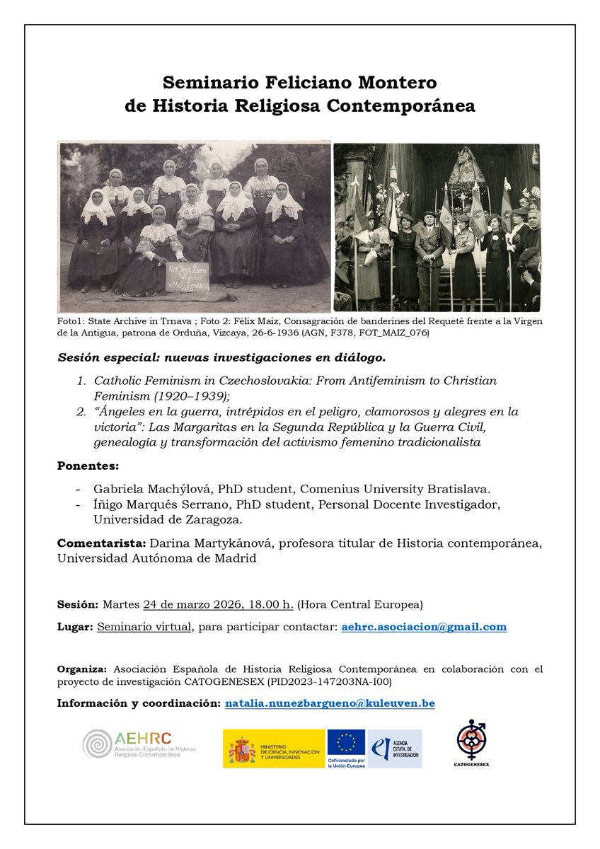 Asociación Española de Historia Religiosa Contemp. tweet media