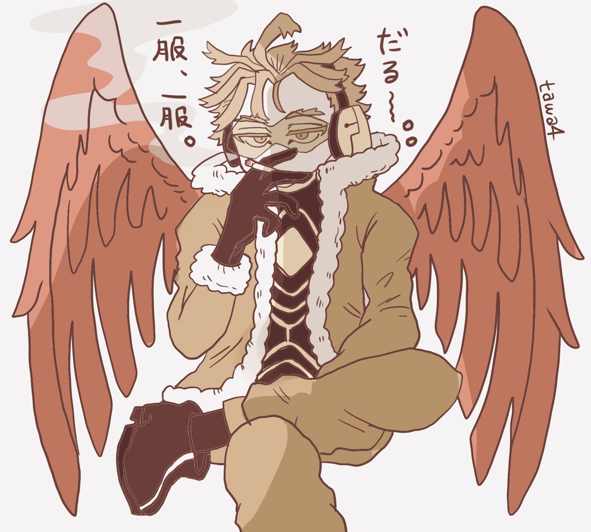 tawa4x371's tweet photo. ガラ悪喫煙ほーくん🚬 https://t.co/lbN3BtJMCa
