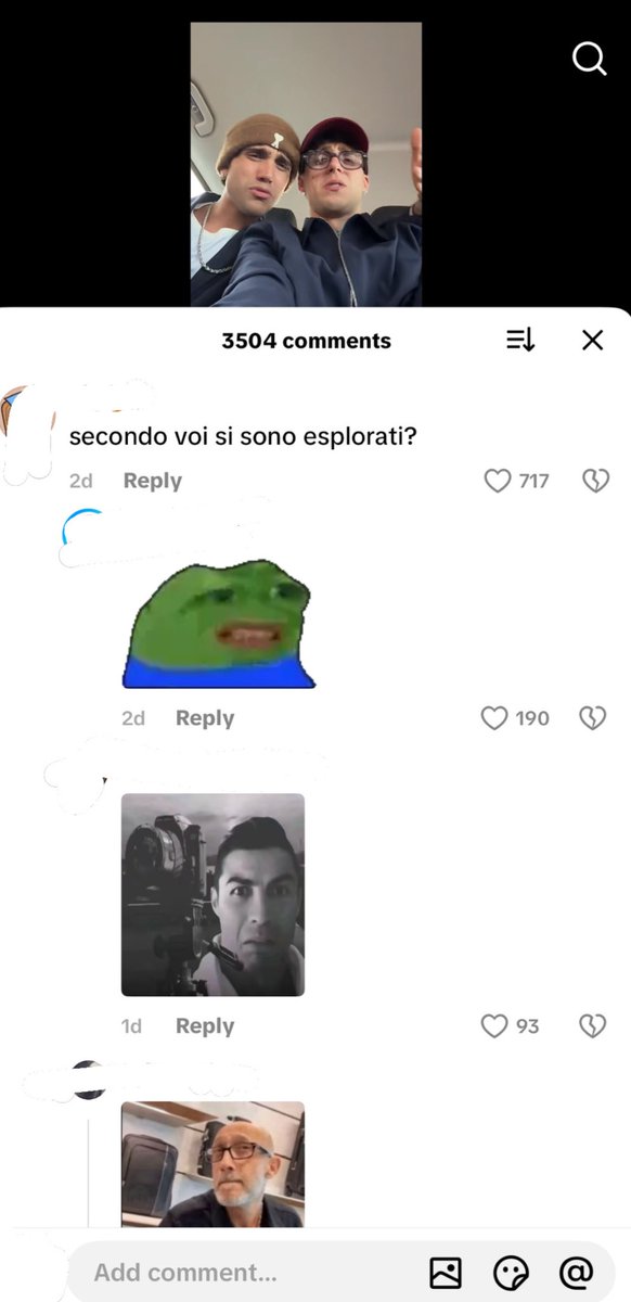 queste risposte perché chi non è del twitter non potrà mai capire la teoria dei partenogay