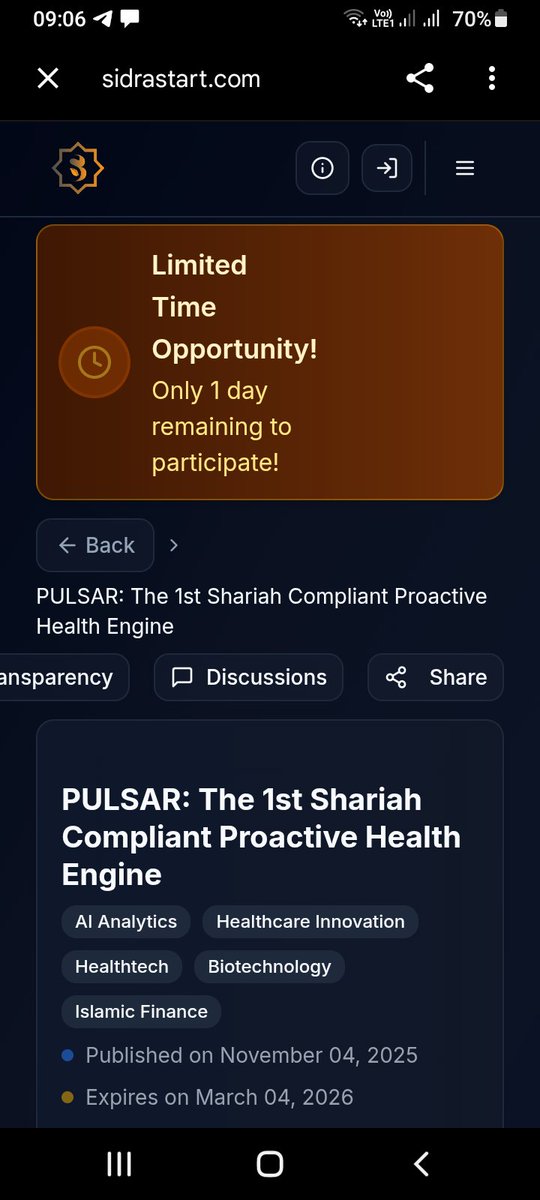 CriptoDenilson's tweet photo. PULSAR 🔥🚀🚀
⏳Only 1 days left for you to participate and invest!
Invest Here 👇 https://t.co/MSaUcBeJy3
#PULSAR #TheProactiveHealthEngine
#PredictiveHealthcare #HealthIntelligence #DigitalHealth #HealthTechRevolution #SmartHealthcare #ProactiveCare #FutureOfHealth https://t.co/bDNEvLtd1x