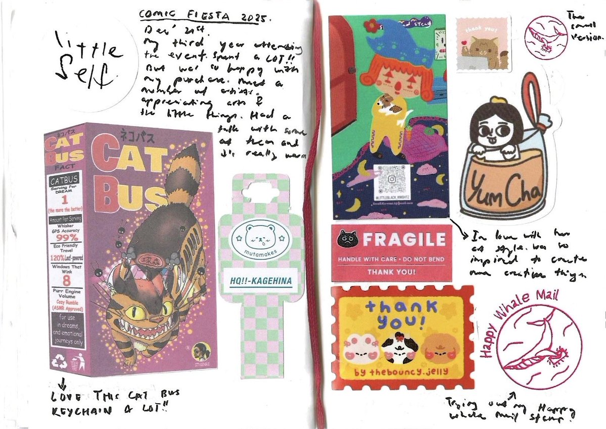 recent journal spread — jan and feb 2026