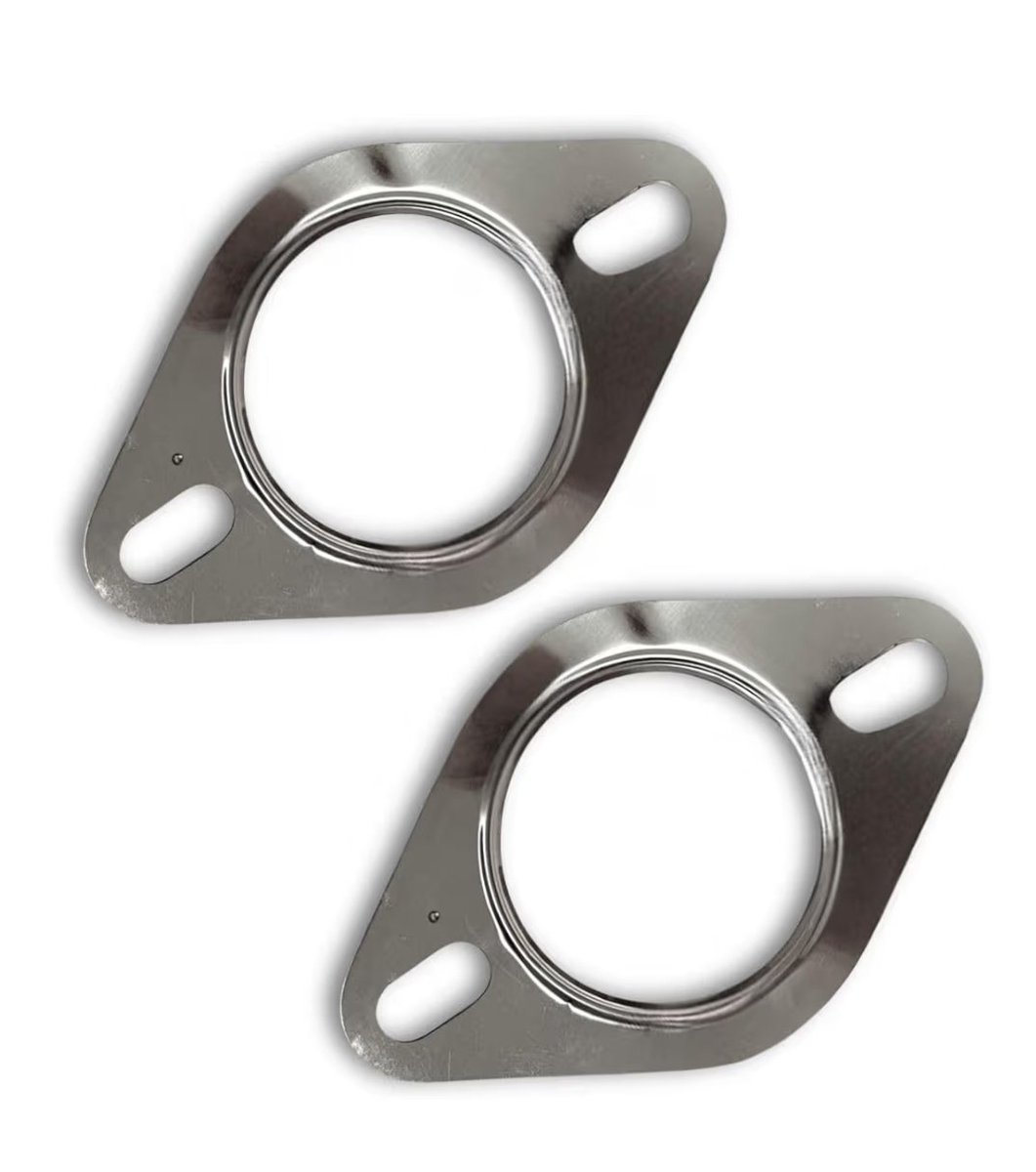 エキマニとフロントパイプのガスケットが熱と圧力ですぐ抜けるから、メタルタイプにしてみた