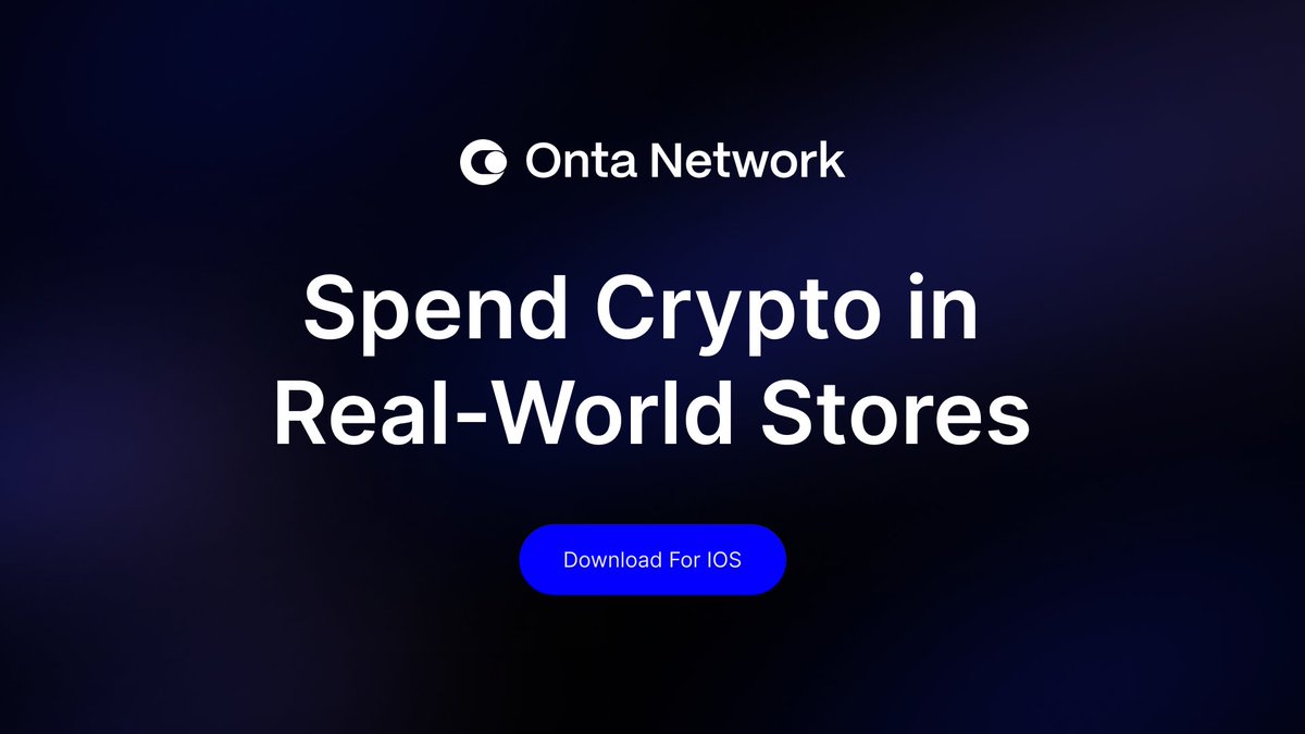 You hold $10,000 in crypto, but can’t buy groceries or grab coffee with it.

The value is there. The utility isn’t.

Onta connects your wallet directly to payment terminals.

Open app → tap phone at checkout → done.

From holding crypto to spending it in real-world stores with