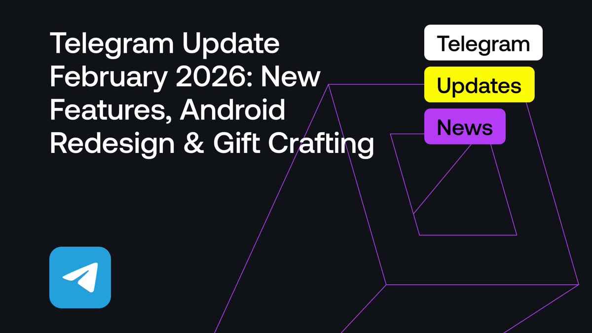 easyboost_app's tweet photo. ✉️Telegram Update February 2026: New Features, Android Redesign & Gift Crafting

Explore the massive Telegram February 2026 update. Get details on the revolutionary Android redesign, innovative gift crafting system, and powerful new group admin tools. Learn what's new!

👉Read: https://t.co/pxBfExeBPR