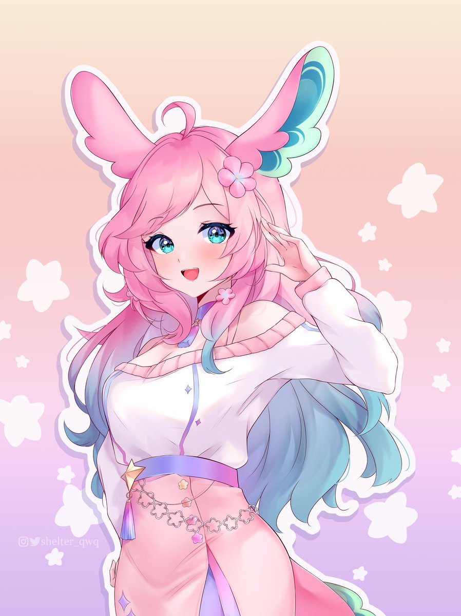 Taece_VT's tweet photo. Last night I updated my whole OBS and streaming stuff, I am almost ready hehe ✨🫶

🎨#shelter_qwq 
#illustaece #vtuber #stream https://t.co/E9zKboXkjB