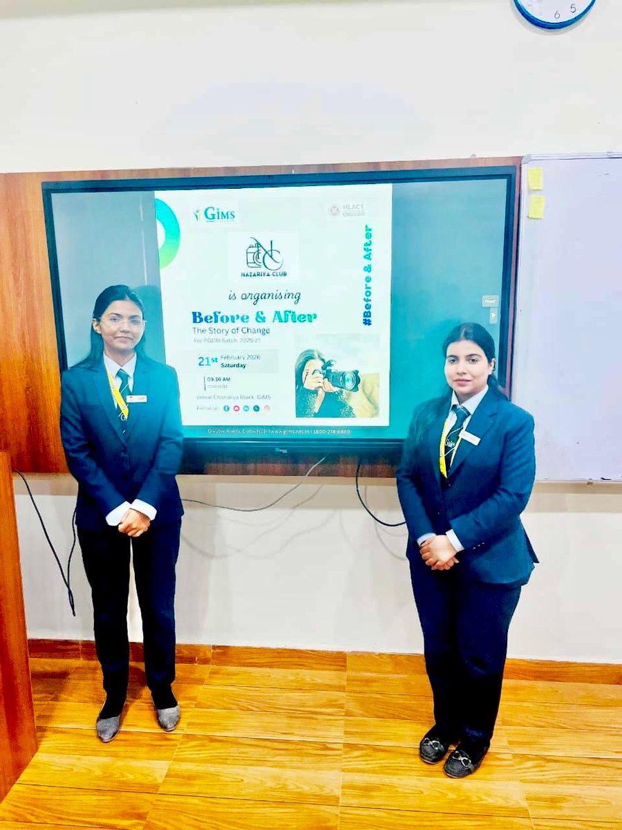GNIOTCollege's tweet image. GIMS Nazariya Photography Club hosted Before and After The Story of Change capturing transformation growth and powerful visual storytelling by students. 
#GIMS #NazariyaClub #CreativeExpression