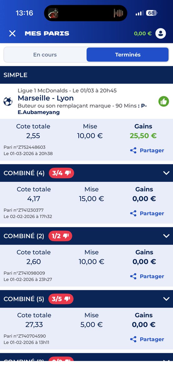 Kubo_mf's tweet photo. @ParionsSport_EL 
Pourquoi j’ai toujours pas reçu les freebets? 
Sur votre offre entre Marseille et Lyon hier soir ? https://t.co/3bDZeg9HkD