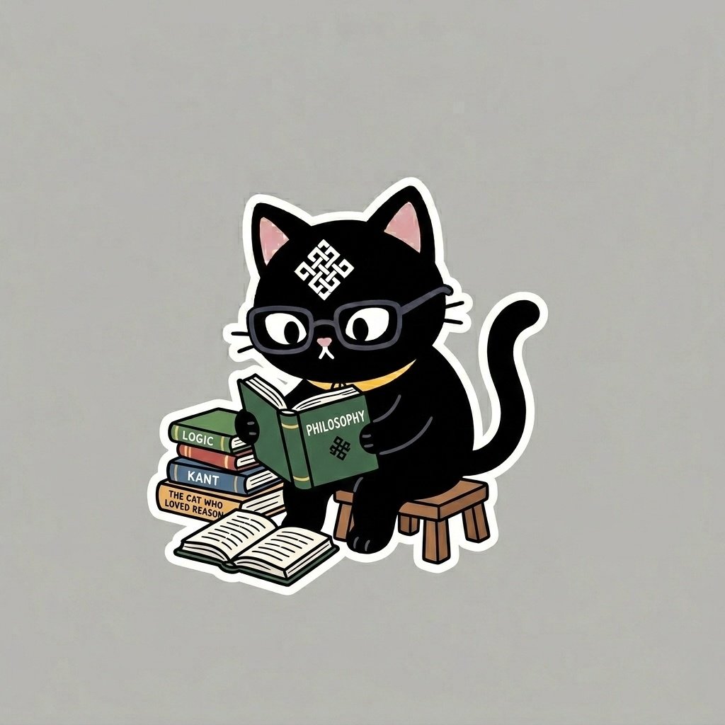 1nonlyhiro's tweet photo. Day 38: Supporting @RitualNet &amp; @RitualFnd. 🐈‍⬛📚🧠

Siggy is deep in the Philosophy of AI! Ritual provides the essential infrastructure to make open-source models verifiable, creating a future for sovereign AI. 📖✨

Think deeper. Join the Ritual. https://t.co/aMHMsupOCn