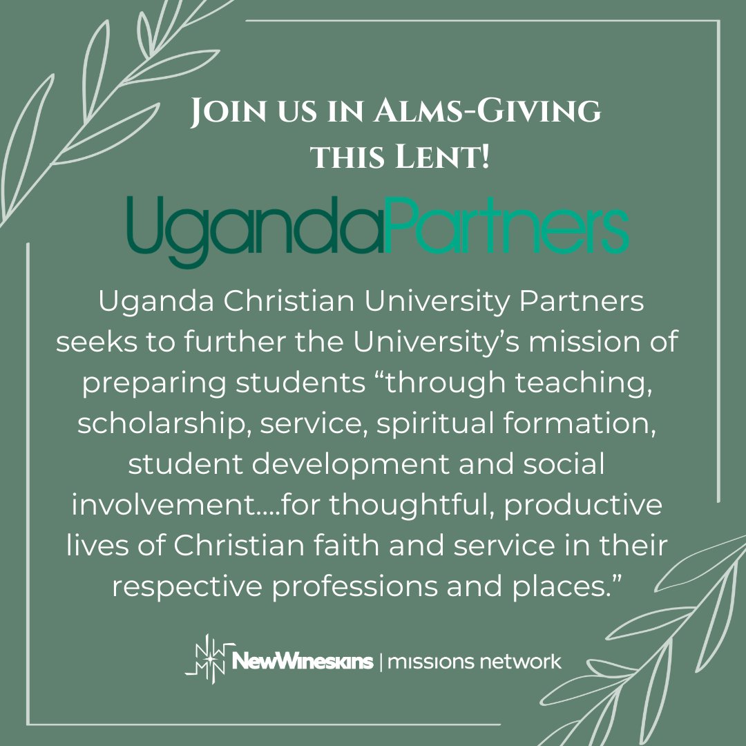 newwineskins's tweet image. For your lenten alms-giving consider our Anglican Partner, UCU Partners, and partner with them to prepare students to serve faithfully. app.etapestry.com/onlineforms/Ug… #newwineskins #almsgiving #Lent2026 #anglican #anglicancommunion #anglicanchurch #GlobalMissions #acna