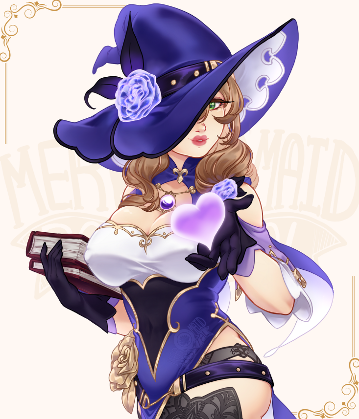 MermaidPostal's tweet photo. Blessing your day~ Lisa from Genshin Impact https://t.co/fQD38uOgqO
