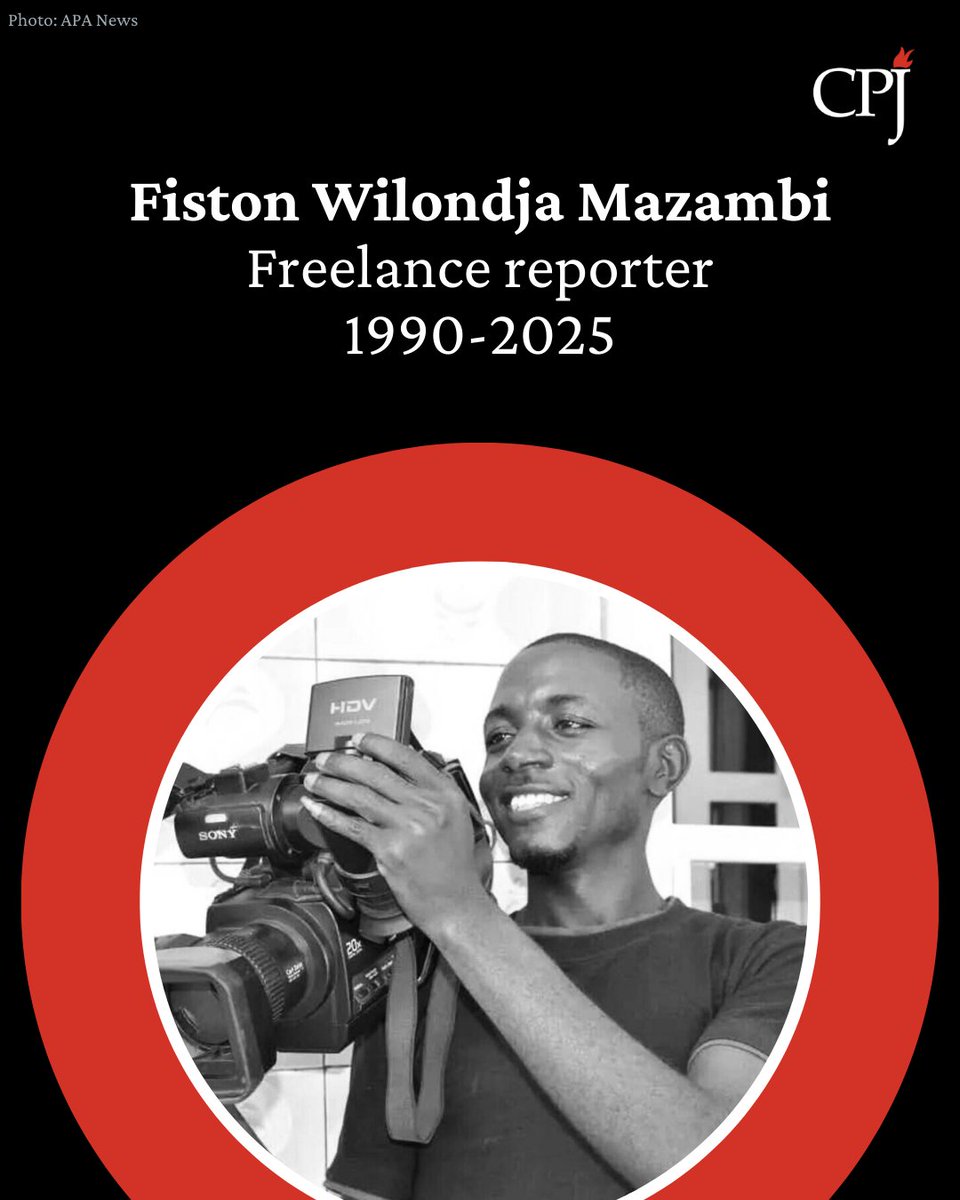 Voices Silenced | Le CPJ honore la mémoire du journaliste congolais Fiston Wilondja Mazambi. Sa mort met en lumière les risques liés au journalisme indépendant et à la couverture de sujets sensibles.

Wilondja a été retrouvé mort sur une autoroute, après avoir été enlevé par des
