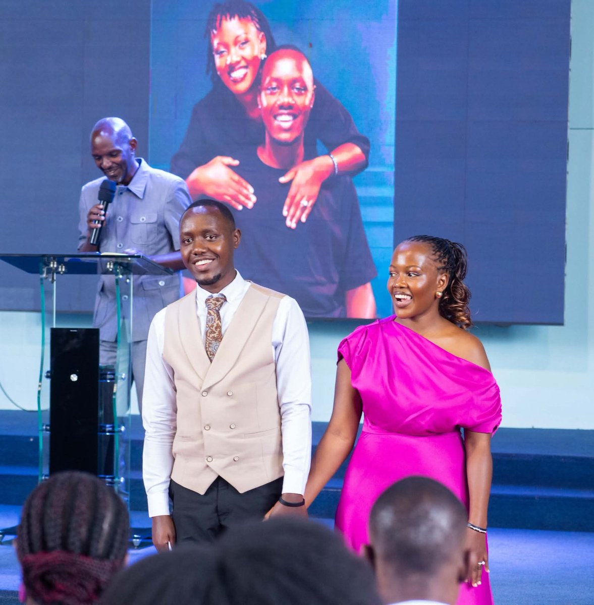 pbssali's tweet photo. Psalms 138:8 The LORD will perfect [that which] concerneth me: thy mercy, O LORD, [endureth] for ever: forsake not the works of thine own hands.

The start of our marriage journey as we were announced during the Holy Communion Service at Pneuma Word Church.

To perfect marriages. https://t.co/VoYJSeiYvE