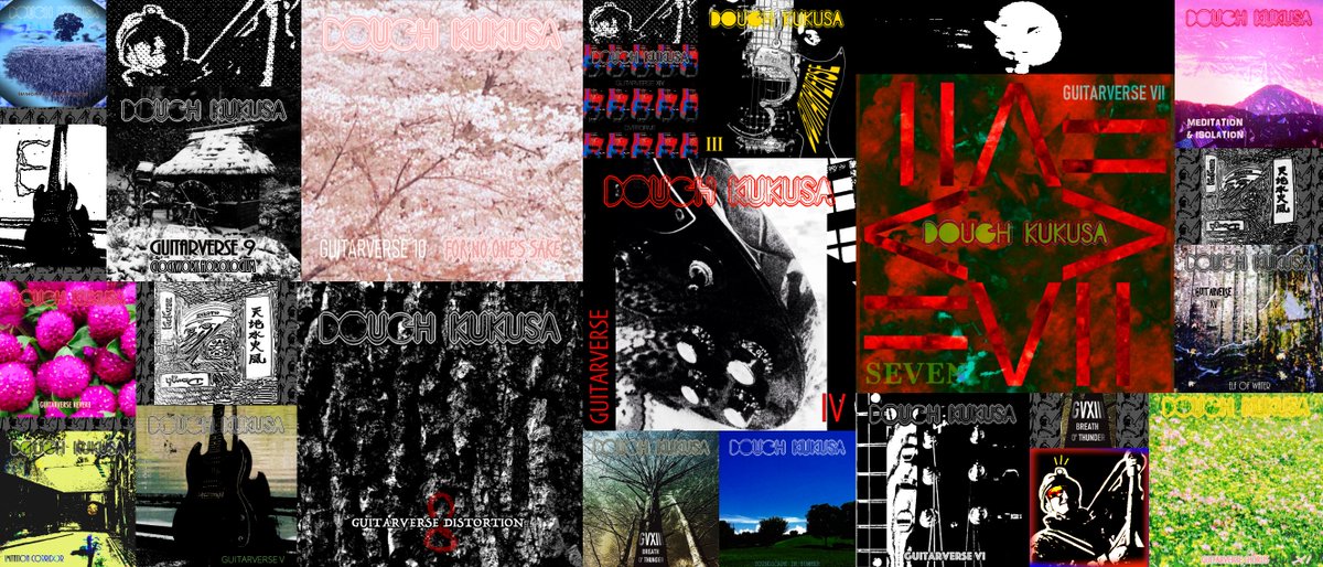 7 new albums are ready to go. 37th to 42nd. Anytime they'd like to be out.

#newalbums
#doughkukusa
#guitarverse