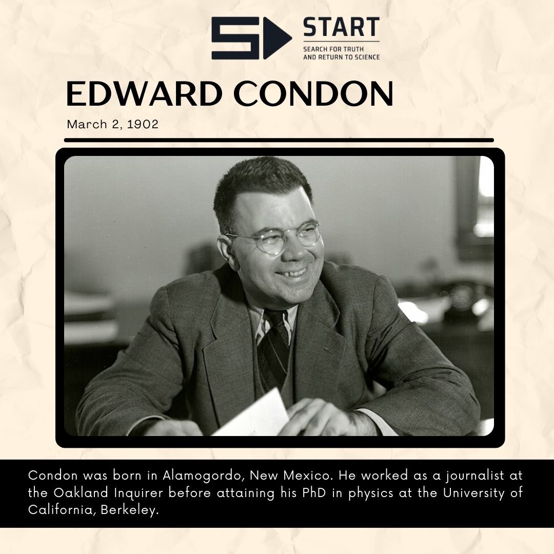 STARToutreach's tweet photo. Edward Condon, the nuclear physicist is known for the development and creation of nuclear as well as radar weapons during World War II for the Manhattan Project.
@startoutreach
#NuclearPhysicist #ManhattanProject #RadarTechnology #QuantumMechanics #ScienceHistory #PhysicsPioneer https://t.co/ak7F2VoFyq