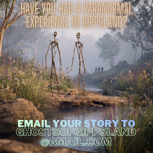 Have you had a paranormal encounter in Gippsland? We'd love to re-tell your encounter for our podcast. If you are open to us telling your story, send us an email to ghostsofgippsland@gmail.com or message us on our social media channels.

#Gippsland #podcast #paranormal