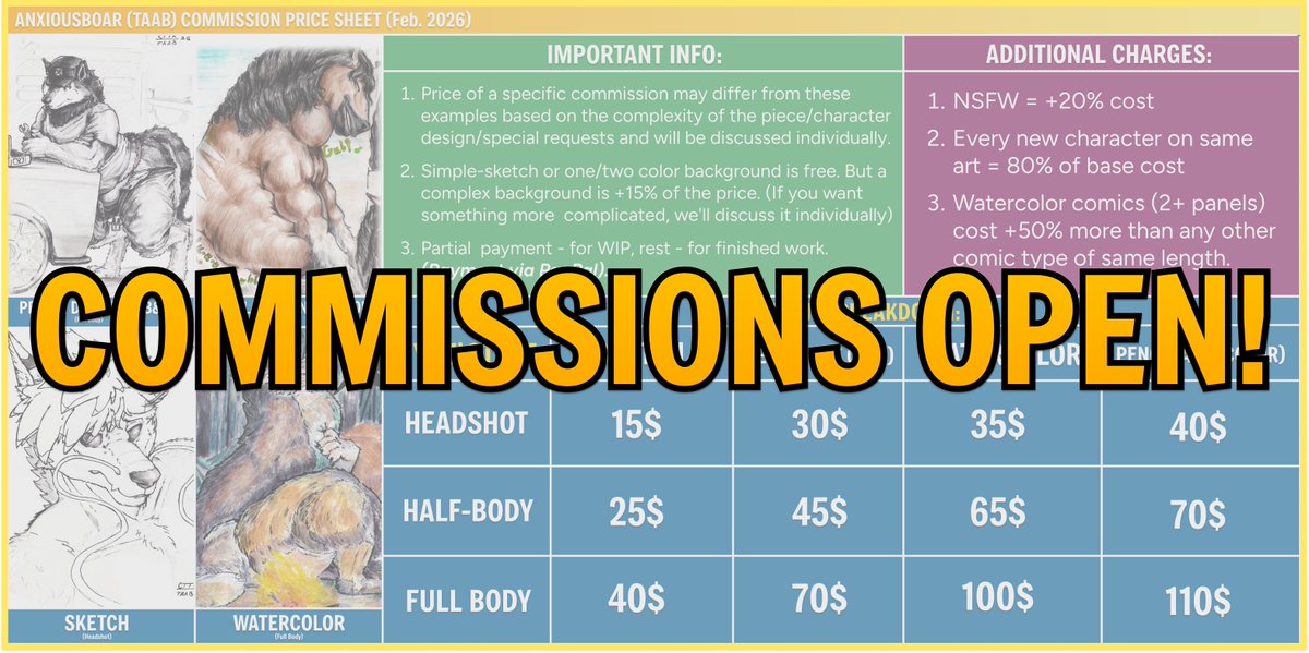 Troubled Arts of the Anxious Boar (TAAB) tweet media