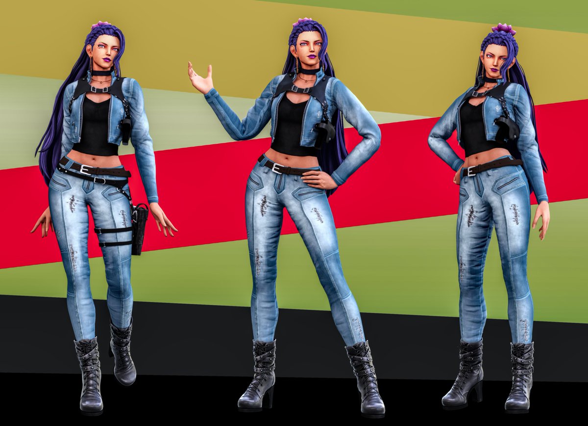 Sihsengiu's tweet photo. 20260302 #KOF #Luong as Ada Field Agent D001~3 https://t.co/pGzc2PuYoQ