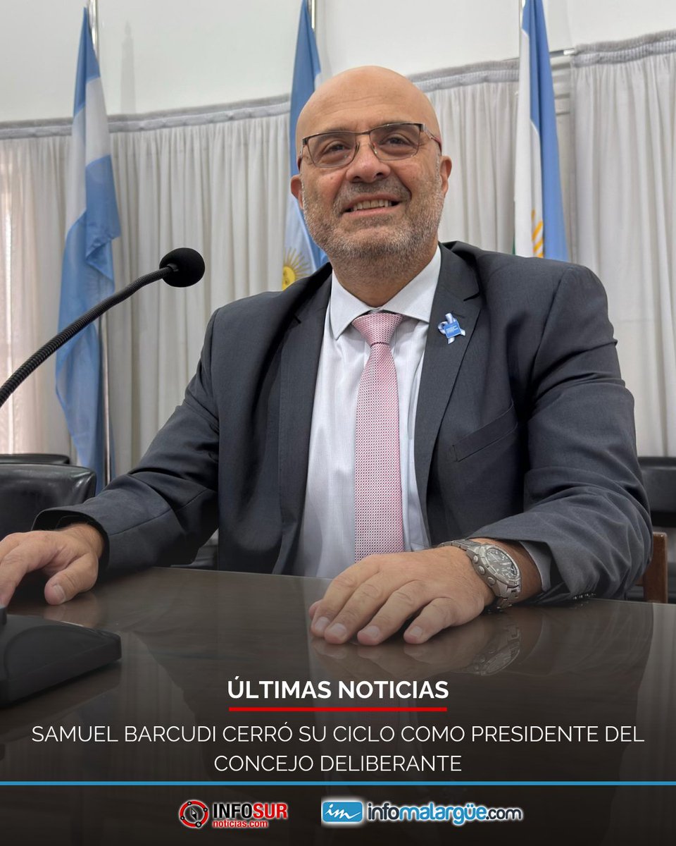 sergiowmiranda's tweet photo. Samuel Barcudi cerró su ciclo como presidente del concejo deliberante. https://t.co/rmD9xZjt43 https://t.co/HjU8Vj8Wll