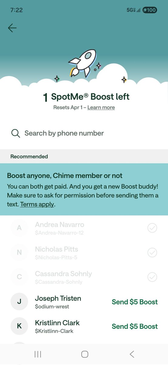 nrmnjaxon's tweet image. I have 1 left , #Chime #BoostForBoost #ThisisWhyIChime #spotMe have 1 left $Norman-Jackson215