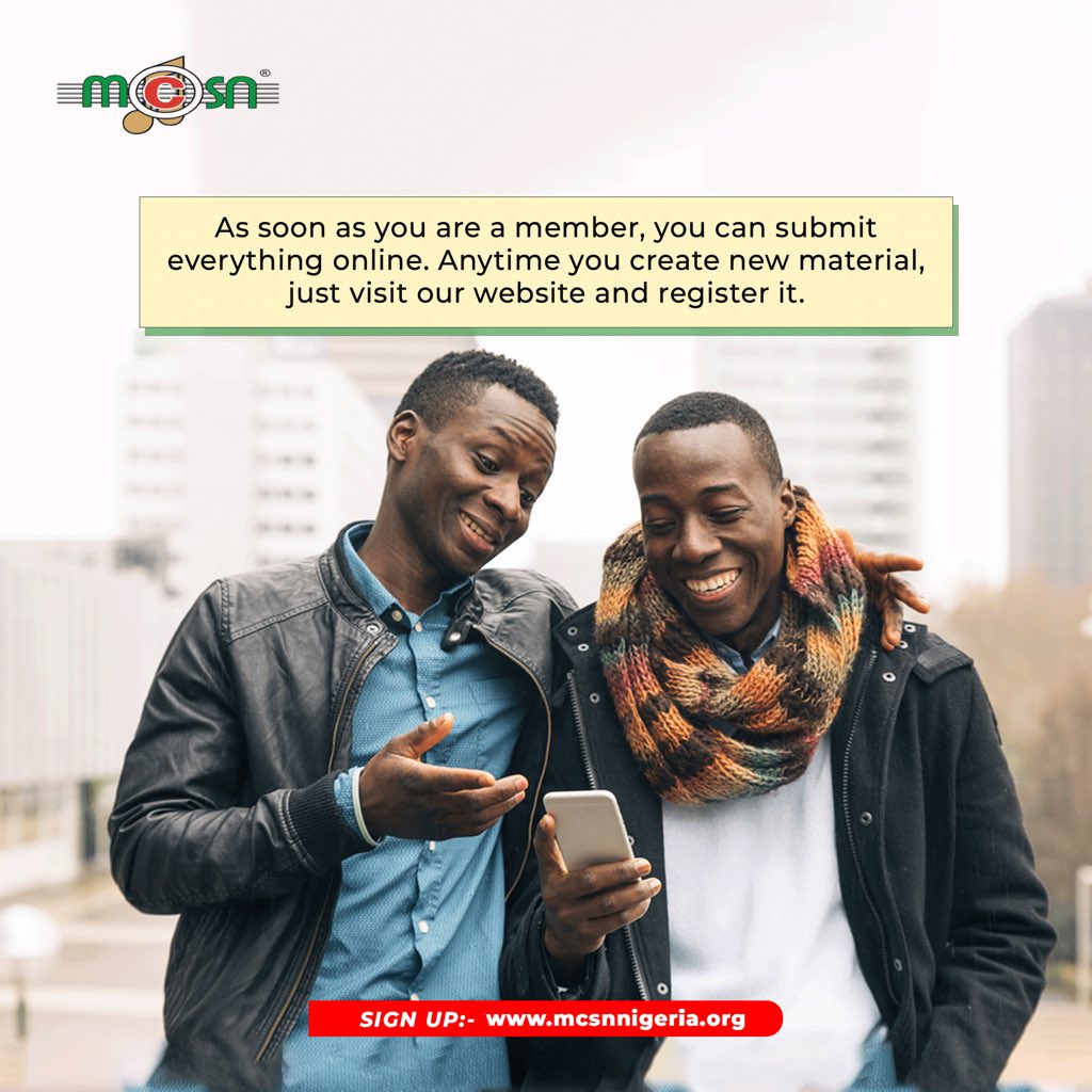 Musical Copyright Society Nigeria (MCSN) tweet media