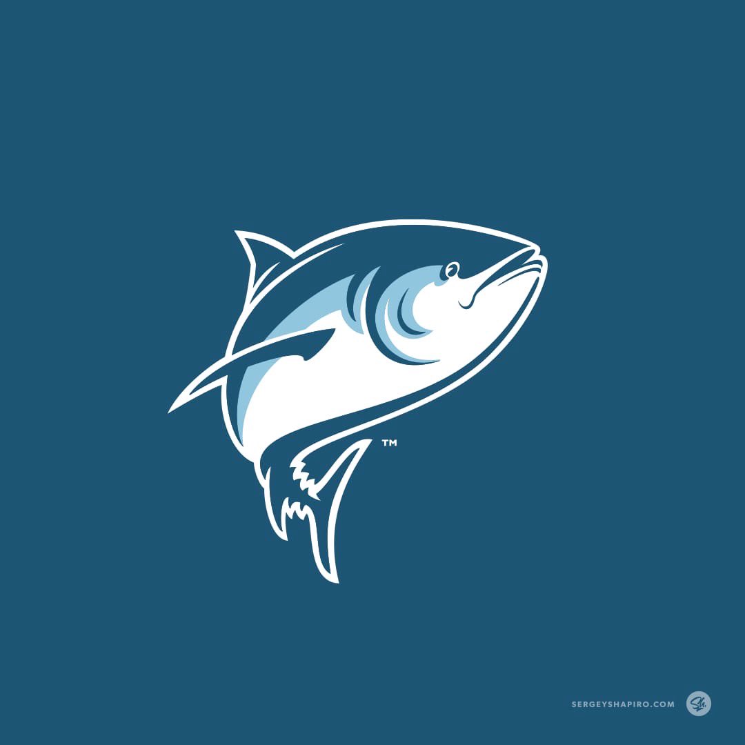 One of my favourite collabs with my wife, who is a talented artist and illustrator. 

We created a number of mascots for various companies, and here are a few of them — fish mascots for two projects.

My wife created sketched concepts, and I polished and finalized them.
