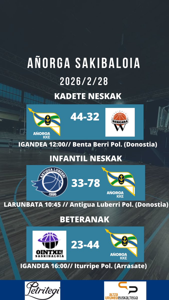 AÑORGA SASKIBALOIA tweet media