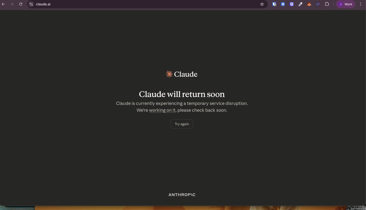 _jonasalexander's tweet photo. https://t.co/WgQMyY3cgr is down :( 

API seems to be OK, but better don't refresh or leave your chats. https://t.co/UX79ItXT1F