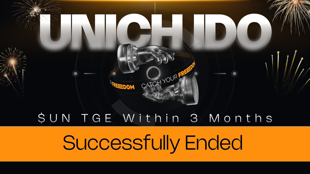 Crypto_Kieran's tweet photo. 📢 Unich IDO has officially ended on February 28 💥

Now all eyes are on the next big milestone — $UN Token Generation Event (TGE) 🔥
Here’s a short & simple guide for you 👇

🗓 What’s Coming Next?
✅ $UN TGE expected within the next 3 months
✅ Exchange listing details will be announced soon
✅ Major product launch: Unich Network launching in a few days 🚀

🪂 How to Stay Ready for Potential Airdrop?
🔹 Follow Unich’s official channels for updates
🔹 Complete KYC (if required)
🔹 Stay active in community (Discord/X/Telegram)
🔹 Hold your IDO allocation safely
🔹 Prepare wallet for TGE claim

💥 To be honest, I have no much hope to Unich team .

#unich #Airdrop #TGE #CryptoMarket