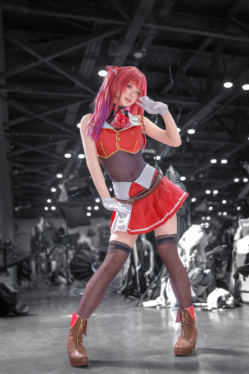 eemiao666's tweet photo. ド・キ・ド・キ・してRouge？
#hololive #宝钟玛琳 #宝鐘マリン #cosplay https://t.co/exHSZjHRTe