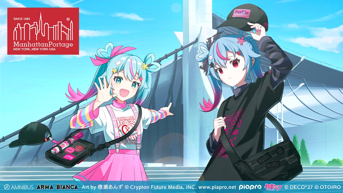 【予約開始】デコミクLIVE starring 初音ミク『Hello』Produced by DECO*27 / OTOIRO×「Manhattan Portage」のコラボレーションアイテムの予約受付を開始しました！この機会にぜひご予約ください！
amnibus.com/products/title… #デコミクLIVE2026 #DECO27