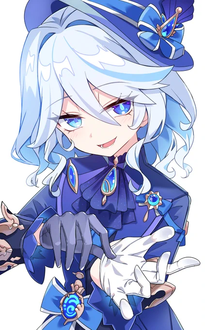 フリーナ様を可愛く描けたのでアイコンにしました!