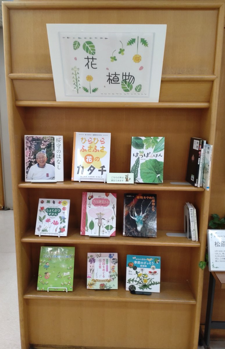 【今月のテーマ展示】少しずつあたたかくなって冬が去り、季節や環境が変わる3月。一般向けテーマ展示は、新年度に向けて英気を養う「リラックス＆リフレッシュ」です。こども向けは、新生活や新しいことへのチャレンジを応援する本を集めた「だいじょうぶだよ！」と春を楽しむ「花　植物」です。