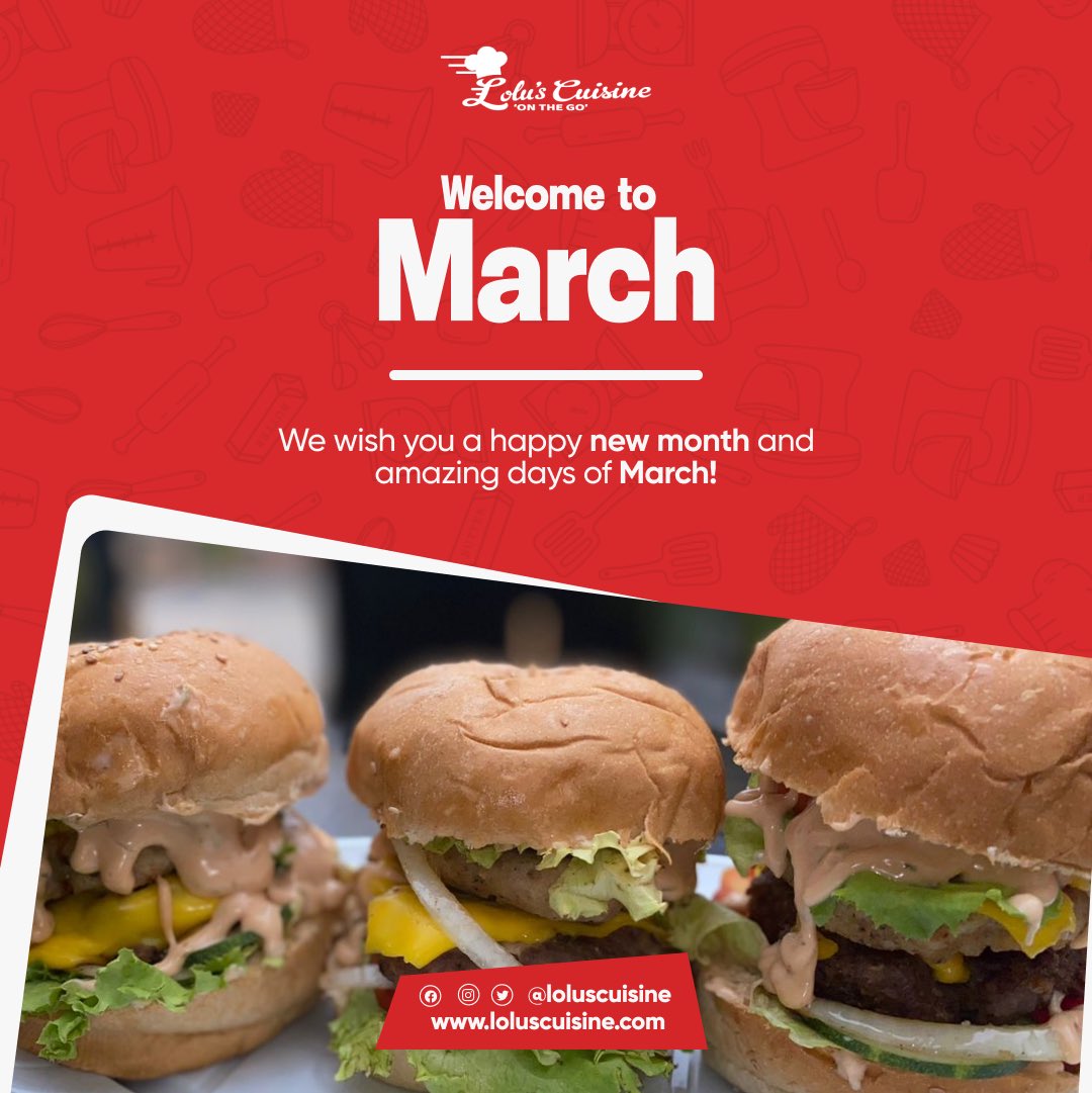 LolusCuisine's tweet photo. Happy New Month, LC FAM ๐คโจ
Thank you for rocking with us, supporting us, and choosing us over and over again.
This month, weโre serving you bigger flavors, better experiences, and more beautiful moments ๐ฅ
Letโs make it an amazing one together ๐
#March2026 #March1st https://t.co/ssmr1yEz9H