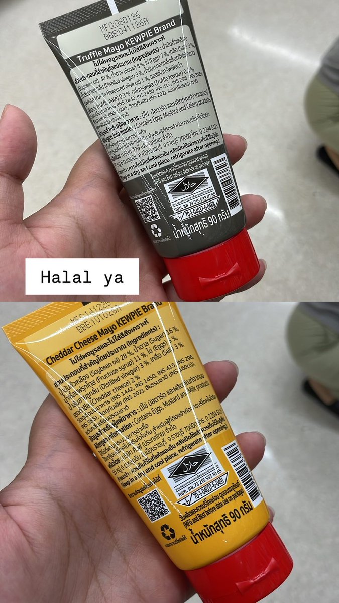 itswijey's tweet photo. OPEN JASTIP BANGKOK

KEWPIE CHEESE 60k
KEWPIE TRUFFLE 70k

HALAL✔️ https://t.co/BrE8pTzxBc
